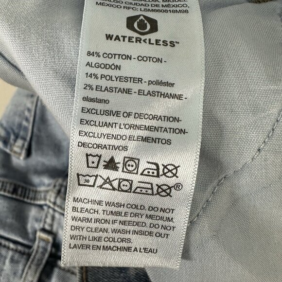 Denizen Levis Boyfriend Jeans Size 14 Blue - Picture 4 of 8